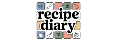 Recipe Diary Logo - A stylized kitchen icon.
